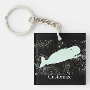 white whale Thunder_Cove Keychain