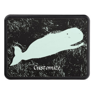 white whale trailer hitch cover