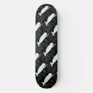 White whales black Thunder_Cove Skateboard