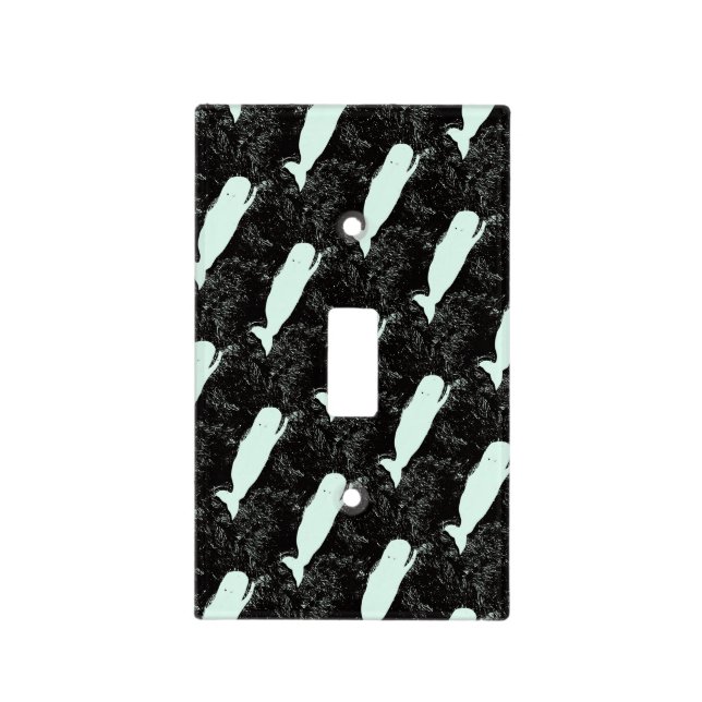 white whales light switch cover (Front)