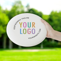 White Wham-O Frisbee Ultimate 175g Custom Logo