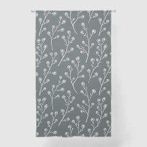 White Wild flower pattern