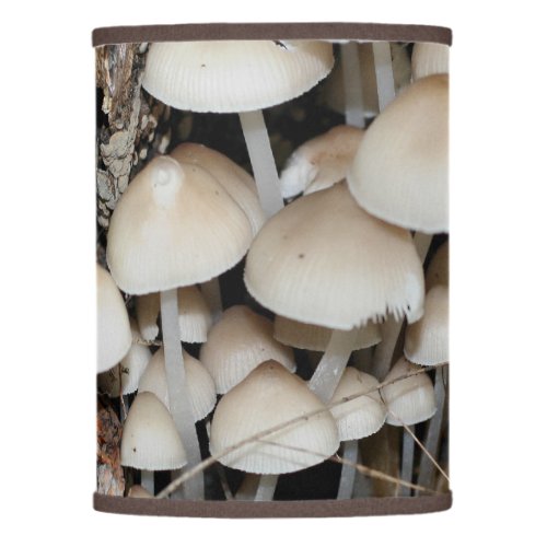 White Wild Mushroom Cluster Nature Lamp Shade