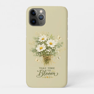 White Wildflower Bouquet iPhone 11 Pro Case