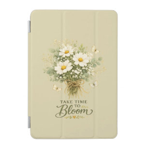 White Wildflower Bouquet iPad Mini Cover