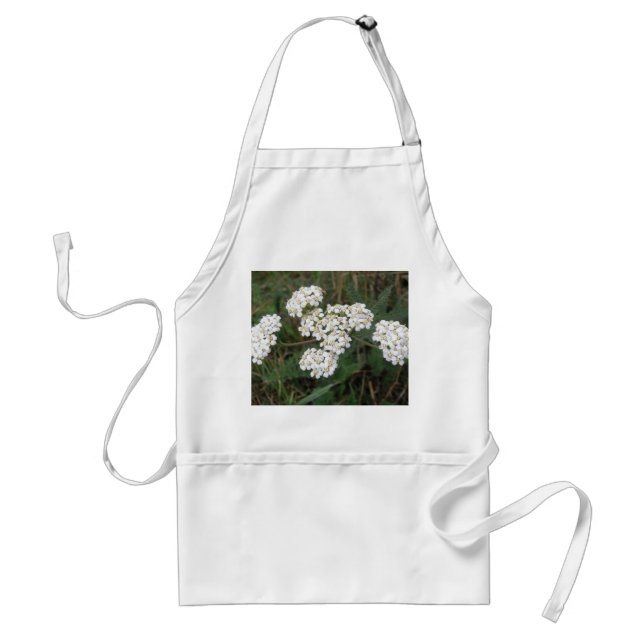 White Wildflowers Apron (Front)