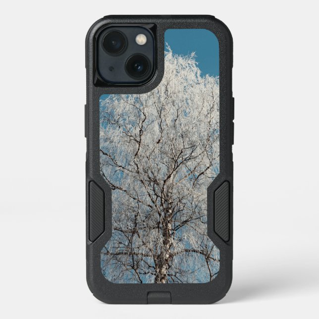  White Willow Tree Against Cloudless Blue Sky Otterbox iPhone Case (Back)