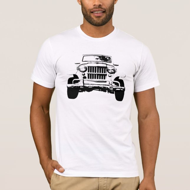 white willys wagon T-Shirt (Front)