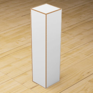 White Wine Box with Warm Sand Trim