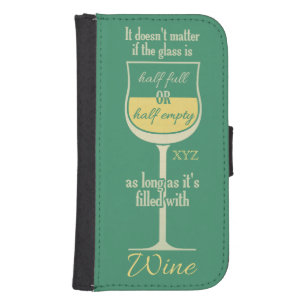 White Wine Glass custom monogram cases