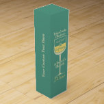 White Wine Glass custom wine gift box<br><div class="desc">See my store for more items with this design.</div>