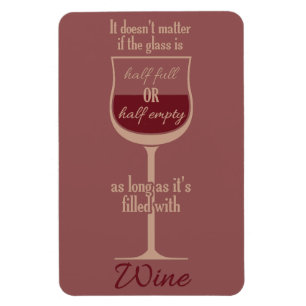 White Wine Glass magnet