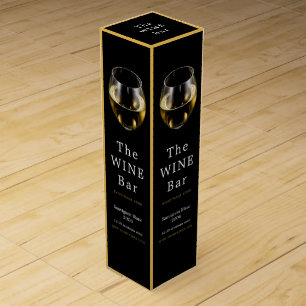 White Wine Glass, Wine Bar/Winery Box