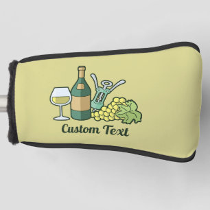 White Wine Golf Head Cover