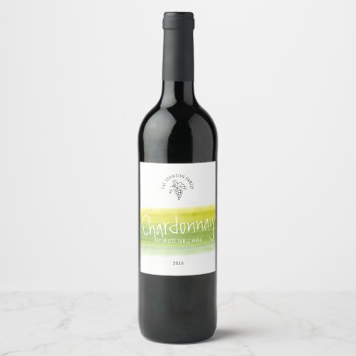 White wine home wine makers custom wine labels