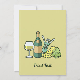 White Wine Invitation