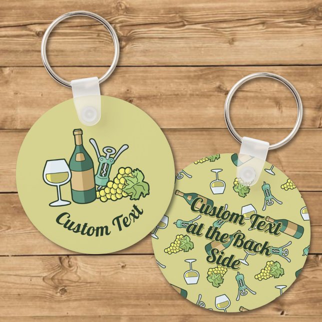 White Wine Keychain (Creator Uploaded)