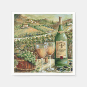 White Wine Lovers Napkins