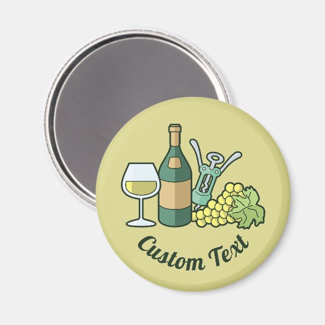 White Wine Magnet (Front/Back)