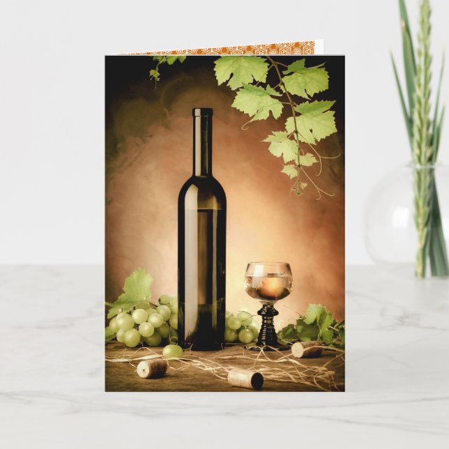 White wine still life card (Front)