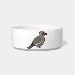 White-winged Dove Cat Food Bowl