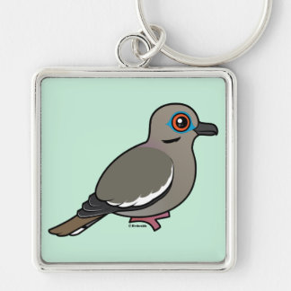 White-winged Dove Keychain