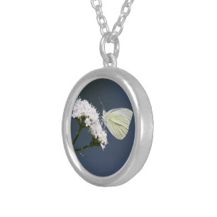 White Winged Wonder Butterfly Necklace