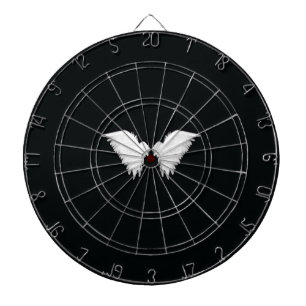 White Wings Metal Cage Dartboard