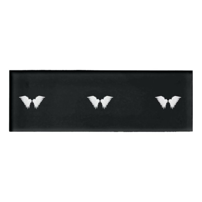 White Wings Name Tag (Front)