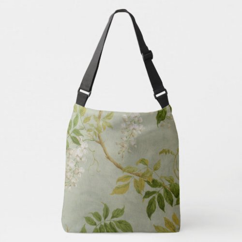 White Wisteria Crossbody Bag