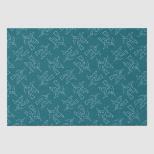 White Witch of Stars Halloween Tissue Paper