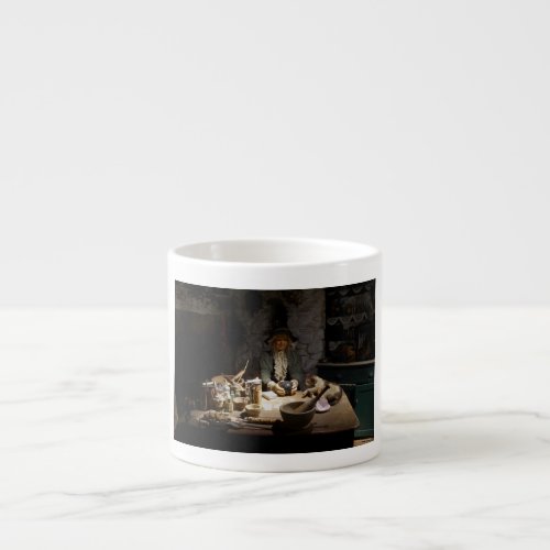 White Witchs Kitchen Museum Witchcraft  MAGICK Espresso Cup