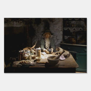 White Witch's Kitchen Museum, Witchcraft & MAGICK Sign