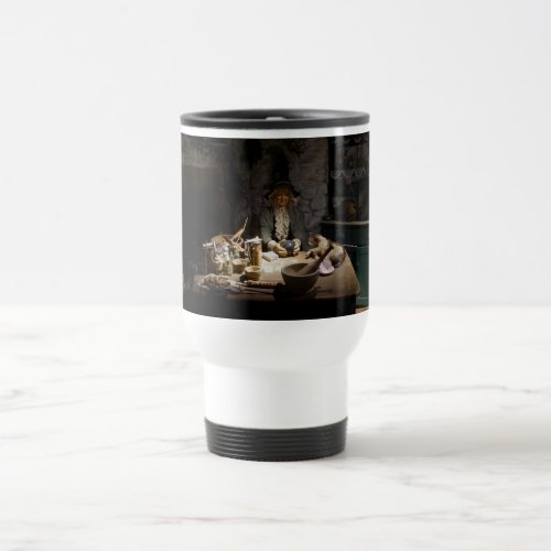 White Witchs Kitchen Museum Witchcraft  MAGICK Travel Mug