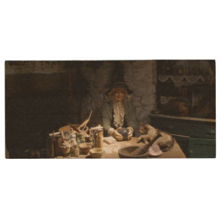 White Witch's Kitchen Museum, Witchcraft & MAGICK Wood Flash Drive
