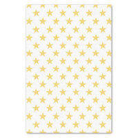 White with gold stars tissue paper