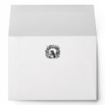 White with Love Birds 5x7 Envelope