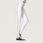 White with Pearls Leggings<br><div class="desc">White Leggings with pearls.</div>