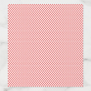 White with Red Polka Dot Envelope Liner