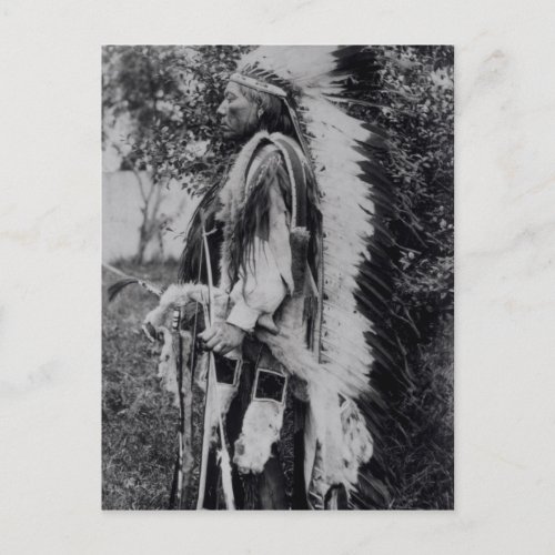 White Wolf a Comanche Chief c1891_98 Postcard