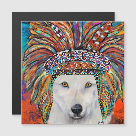 White Wolf Art (Front/Back)