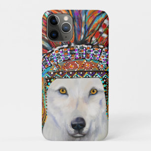 White Wolf Art iPhone 11 Pro Case