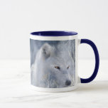 White Wolf Art Mug