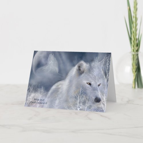 White Wolf ArtCard Card