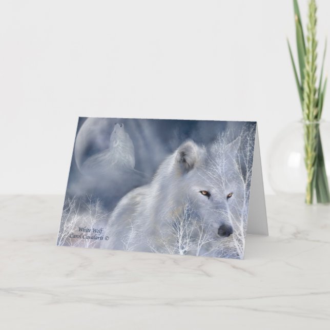 White Wolf ArtCard Card (Front)