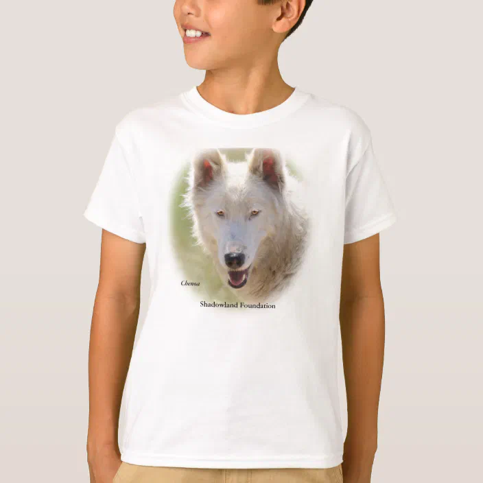 Kids Boys Childrens T Shirt Wolf Wild Tiger Wolves Glow in the Dark Top 10 12 14 