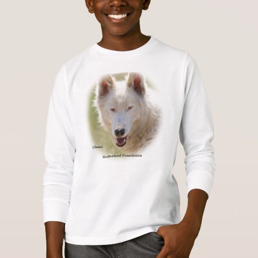 White Wolf Kids T-Shirt | Zazzle
