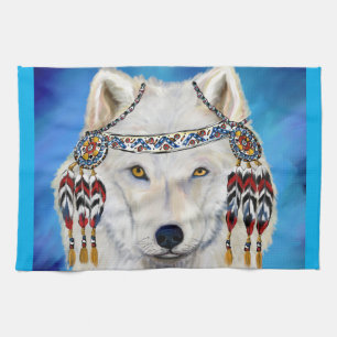 White Wolf Kitchen Towel
