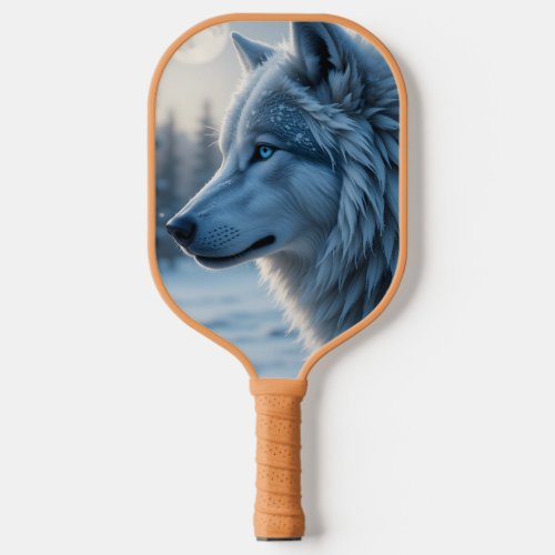 White Wolf Pickleball Paddles in Snow and Moonligh