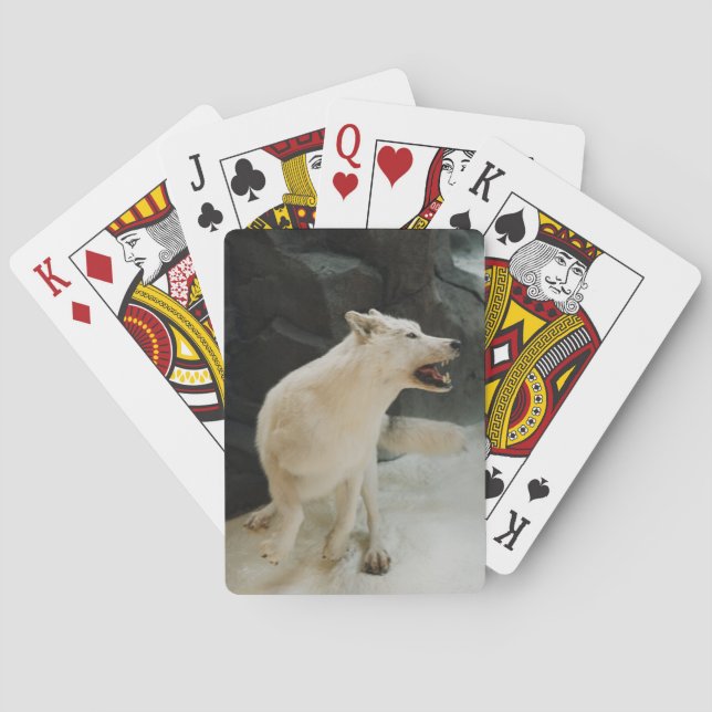 White Wolf Poker Cards (Back)